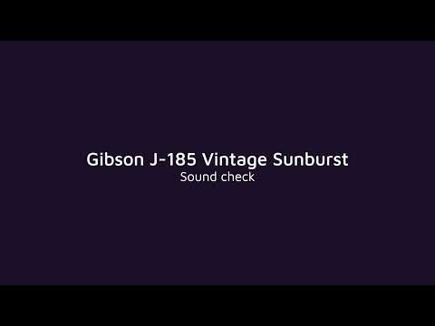 Gibson J-185 Standard – Vintage Sunburst – 2007 – Bozeman USA – Gibson Hard Case image 12