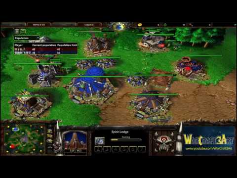 Fly100%(ORC) vs Lyn(ORC) - Game 1 - WarCraft 3 Frozen Throne - RN2527