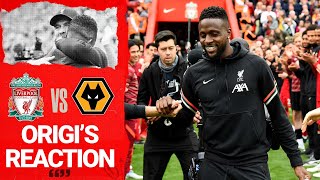 Origi's reaction