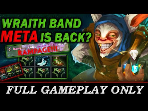 Wraith Band Meta is Back? 4 Wraith band to Blink Dagger - Full Gameplay Meepo #236