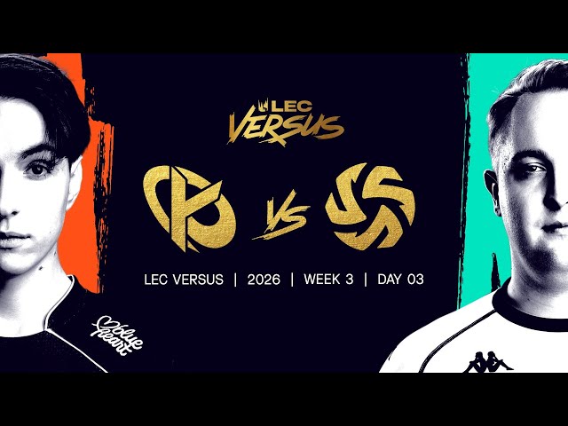 KCB vs FNC | 2026 LEC Versus - Week 3 Day 3