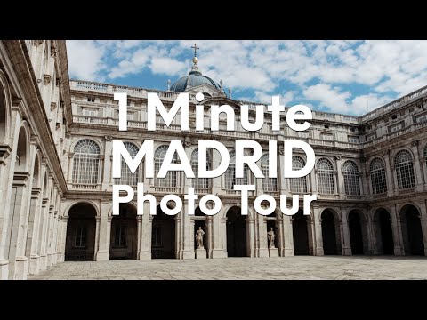 Madrid, Spain | 1 Minute Photography Tour #36 | Canon 600D + 18-55mm + 55-250mm