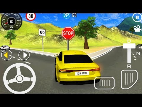 Driving School 3D - New Yellow Sport Car Unlocked - Android GamePlay #3