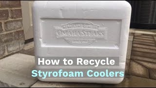 How to Recycle Styrofoam Coolers