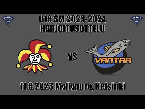 Jokerit vs. K-Vantaa, U18 SM harjoitusottelu, 11.8.2023 Myllypuro, Helsinki (4-3)