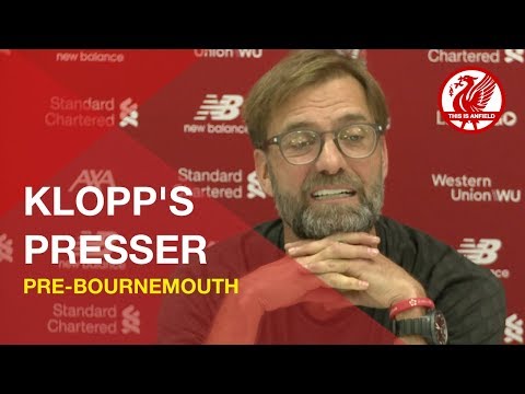 Bournemouth vs.Liverpool | Jurgen Klopp Press Conference