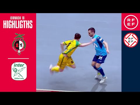 Resumen #PrimeraDivisiónFS | Jaén Paraíso Interior 3-2 Movistar Inter | Jornada 18