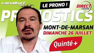emission video des courses turf pmu du Dimanche 26 juillet 2026