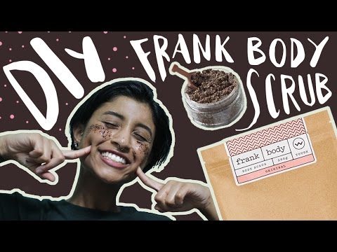 DIY FRANK BODY SCRUB DUPE (ASMR)