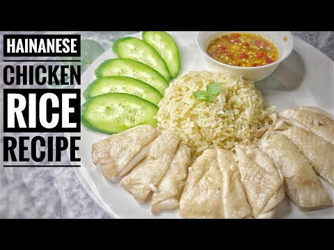 How to make Thai Street Food Chicken Rice at Home (Khao Mun Gai/Hainanese Chicken Rice Recipe)