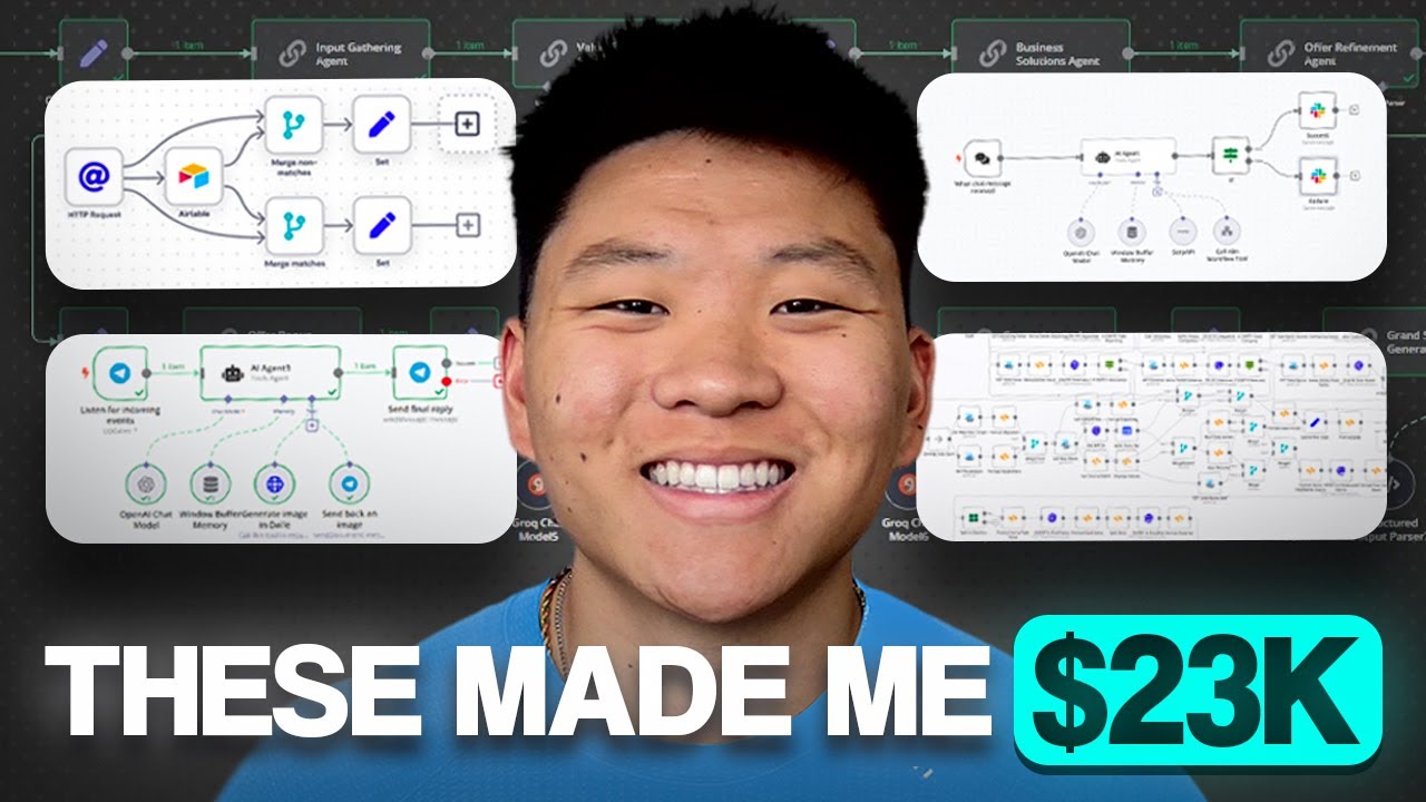 How I Sold These 4 AI Agents for $23,000 (as a beginner)