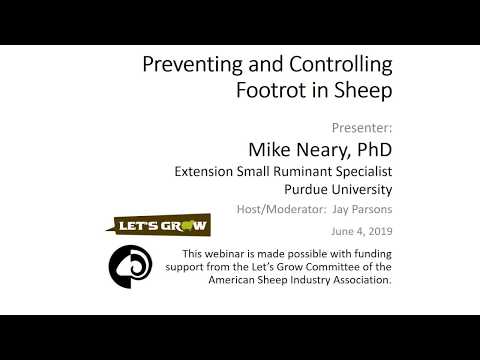 2019 06 04 PreventingAndControllingFootrot