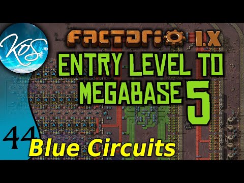 Factorio 1.X Entry Level to Megabase 5 - 44 - BLUE CIRCUITS! - Guide, Tutorial