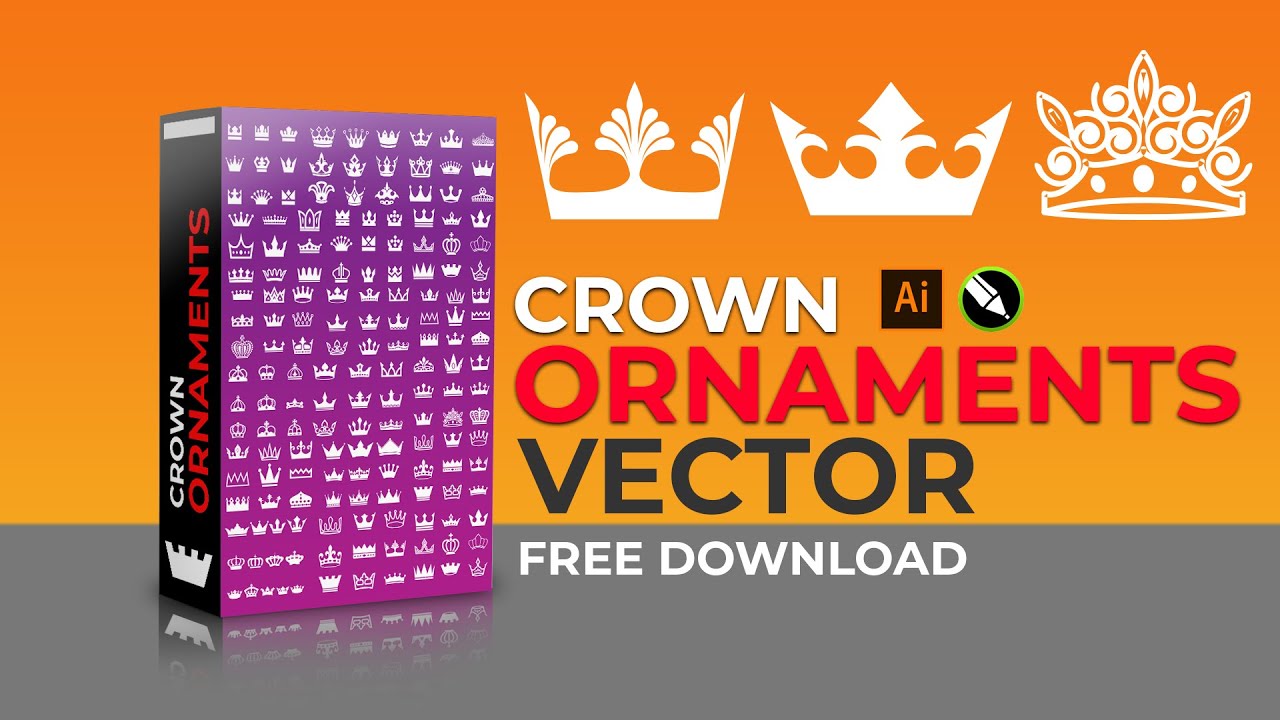Crown Ornaments Vector | Free Download