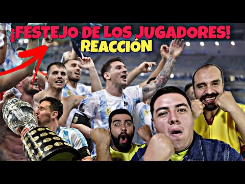 Reaction to the spectacular celebration of the Argentine players | Argentina 1-0 Brazil | 🎉🇦🇷