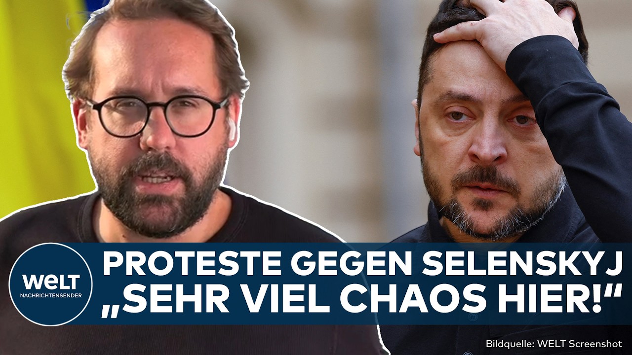 PUTINS KRIEG: Proteste gegen Selenskyj in Ukraine! Ronzheimer nennt Details zu Konflikten in Kiew