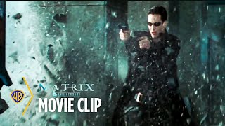 The Matrix 25th Anniversary | The Lobby Shoot Out | Warner Bros. Entertainment