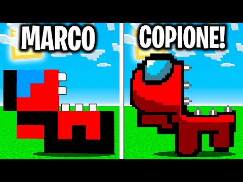 MARCO BARA e COPIA MARCY nella GARA DEI COPIONI MA.. Minecraft
