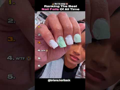 Ranking The BEST Nail Fails OF All Time #shortsviral