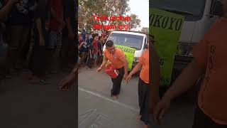 Download lagu tarik mobil pickup dengan gigi jaranan Gayatri #trending #bantengan #viral mp3