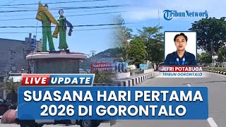 Hari Pertama Tahun 2026 di Kota Gorontalo, Arus Lalu Lintas Lengang, Volume Kendaraan Rendah