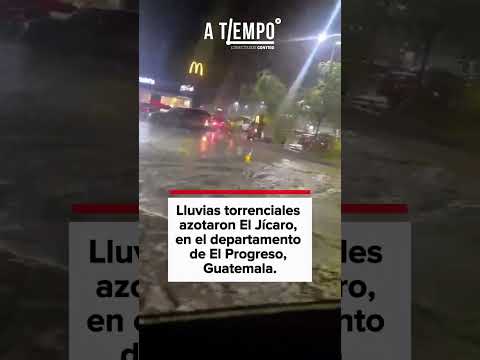 🌧️🚨 LLUVIAS TORRENCIALES PROVOCAN INUNDACIONES EN EL JÍCARO