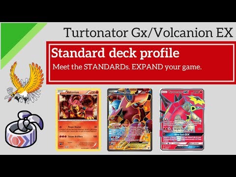 Pokemon Turtonator GX/ Volcanion EX Standard Deck Profile - Choice Band Full 1080p HD