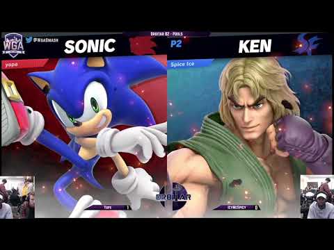 Yope (Sonic) vs. IcyMcSpicy (Ken) - Orbitar 82 - Pools