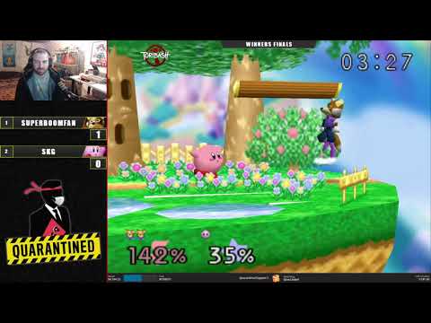QR3 East Winners Finals - SuPeRbOoMfAn (Fox) Vs. SKG (Captain Falcon, Kirby) SSB64 Super Smash Bros