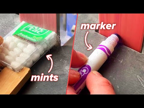 Watch This Industrial Sander Make Things Disappear