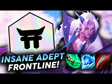 INVINCIBLE 4 ADEPT FRONTLINE SLOWS DOWN ALL ENEMIES!! | Teamfight Tactics