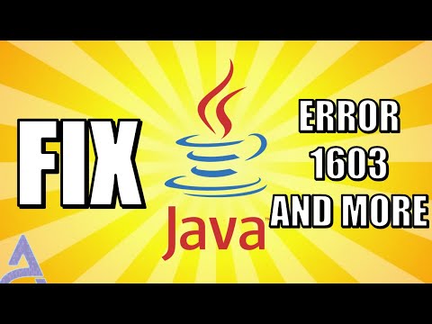 Java Error 1603 Fix - How to Fix Java Errors With Minecraft!