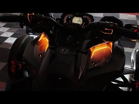 Can-Am Spyder F3 Side Vent LED Running Lights with Turn Signals (2015-18)