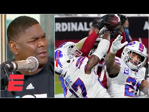 KJZ 狠批！達拉斯獨行俠防守漏掉「死亡之吻」！Kyler Murray 傳給 DeAndre Hopkins 的驚天達陣！ (Keyshawn Johnson rips the Bills' defense for Kyler Murray's Hail Mary to DeAndre Hopkins | KJZ)