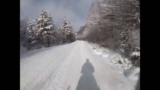 Old Forge, NY Snowmobiling Trail Conditions 12/21/24, Wafer Safari to Pipeline
