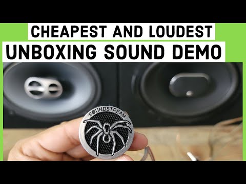 Soundstream TWT.5 1-Inch TWT Series PEI Dome Tweeters Unboxing and sound demo