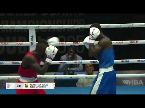 60kg JUNIOR Felix Mendes 🇬🇼 vs ANKRAH Ebenezer 🇬🇭 | IBA 2025 Men’s WBCHs