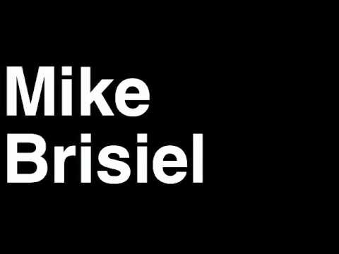 How to Pronounce Mike Brisiel Houston Texans NFL Football Touchdown TD Tackle Hit Yard Run