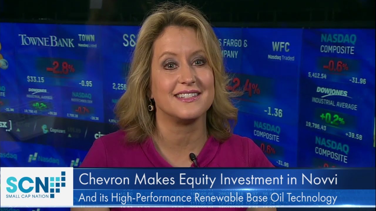 Chevron Makes Equity Investment in Novvi and its High-Performance Renewable Base Oil Technology