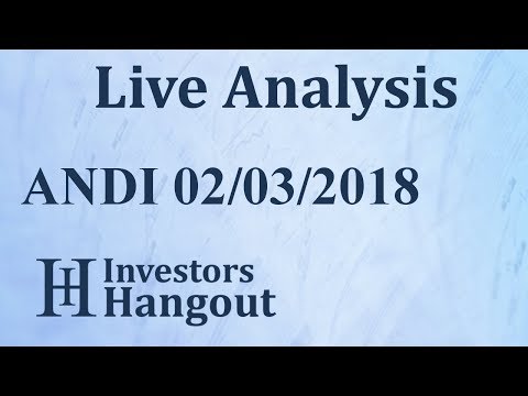 ANDI Stock Live Analysis 02-03-2018