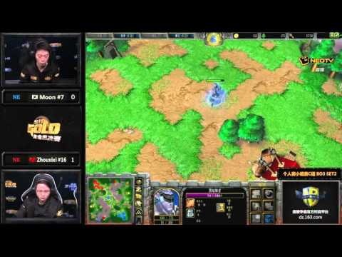 WC3 Golden Championship Series NetEase 2015/16 Moon (NE) vs Zhouxixi (NE) G2