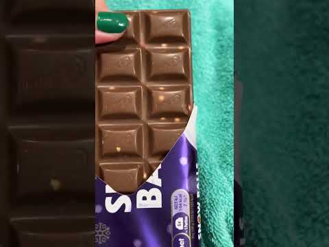 Mini Snowballs bar🍫🍫#asmr #cadbury