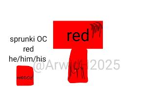 My sprunki OC: red  fron colorz