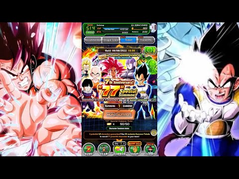 Dokkan Battle Global 7th Year Anniversary 50 Ticket Summon