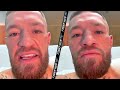 CONOR MCGREGOR RIGHT AFTER SURGERY TELLS DUSTIN POIRIER WIN ILLEGITIMATE; VOWS TO RETURN