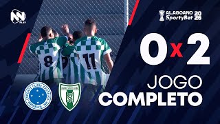 CRUZEIRO-AL 0 X 2 MURICI - 24/01/26 | ALAGOANO 2026 | #LIVE