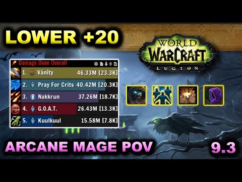 Arcane Mage 9.2.5 Season 4 POV - Karazhan Lower +20 Tyrannical