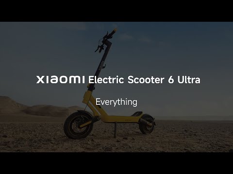 Xiaomi Scooter 6 Ultra Yellow