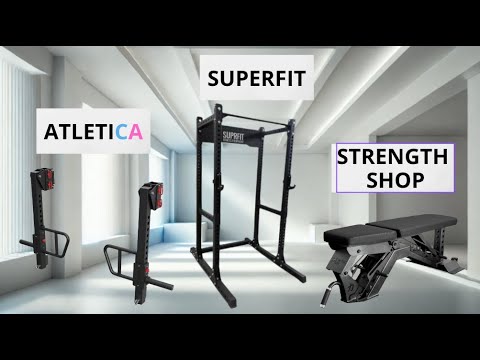 Home Gym einrichten - Equipment Setup für wenig Platz -  Rack, Bank & Jammer Arme im Test!