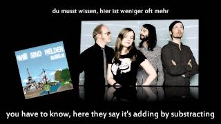 Aurelie - Wir sind Helden [Lyrics + English Translation]